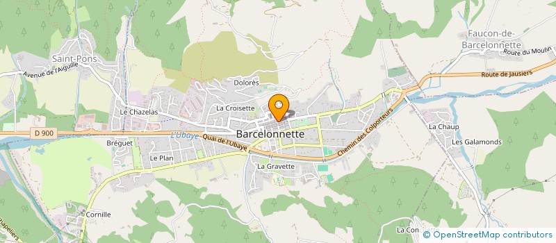 localisation de l'entreprise SYNDIC COPROPRIETE SIGNORET  BARCELONNETTE