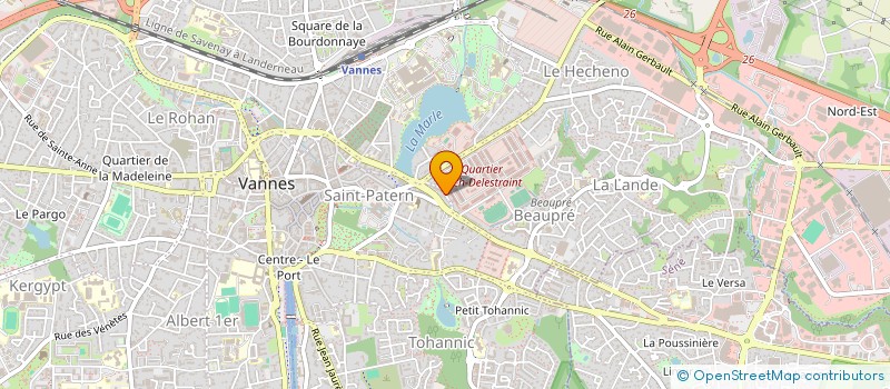 localisation de l'entreprise SYNDIC COPROPRIETE ST GILDAS à VANNES