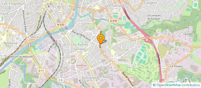 localisation de l'entreprise SYNDIC COPROPRIETE ST LAZARE à LIMOGES