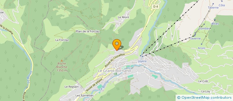 localisation de l'entreprise SYNDIC COPROPRIETE TOURNETTE 3  LE GRAND BORNAND