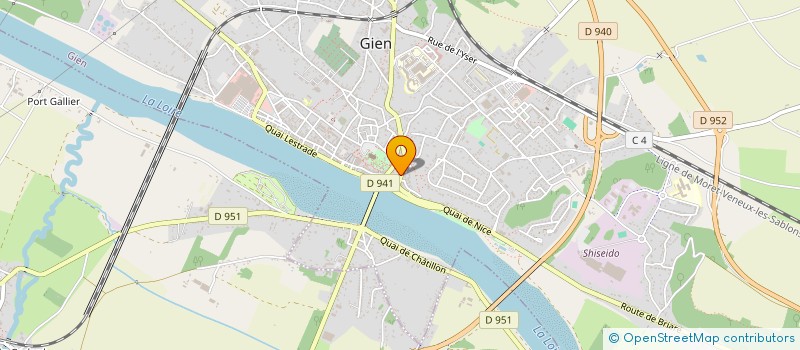 localisation de l'entreprise SYNDIC COPROPRIETE TREFEIL MARTINET  GIEN