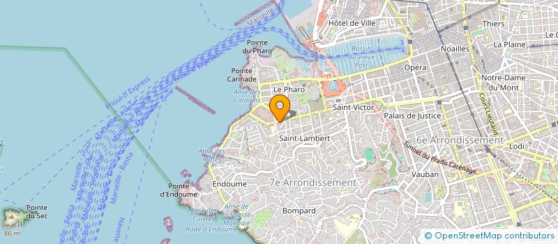 localisation de l'entreprise SYNDIC COPROPRIETE VAN RYSSELBERGUE à MARSEILLE