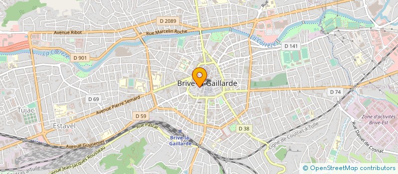 localisation de l'entreprise SYNDIC COPROPRIETE VIVIER DUFRAISSE  BRIVE-LA-GAILLARDE