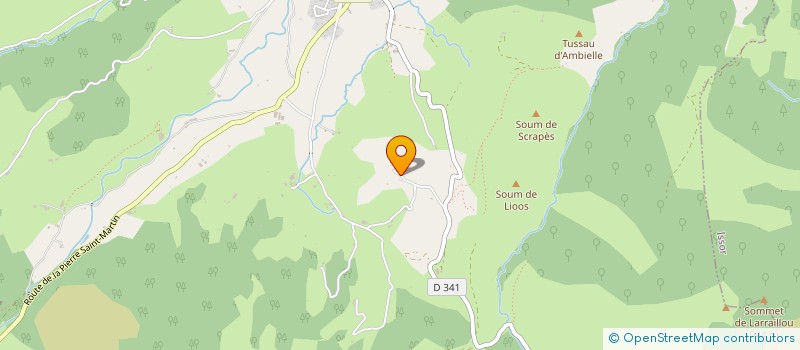 localisation de l'entreprise SYNDIC COPROPRITAIRES RES MAHOURAT  ARETTE