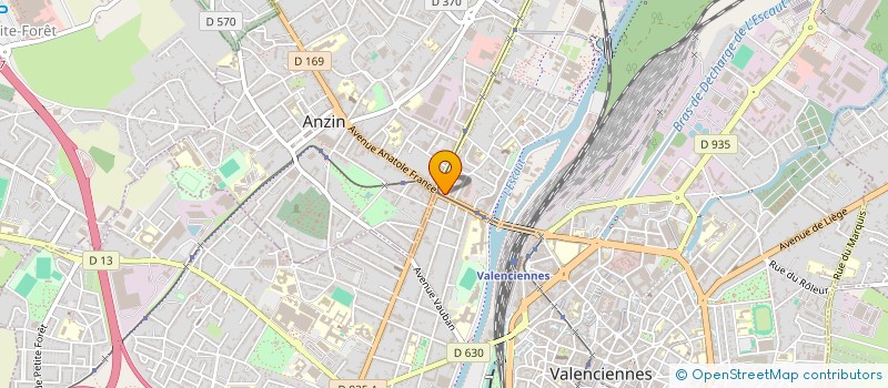 localisation de l'entreprise SYNDIC COPROPROPRIETE 58 AV DE ST AMAND à VALENCIENNES