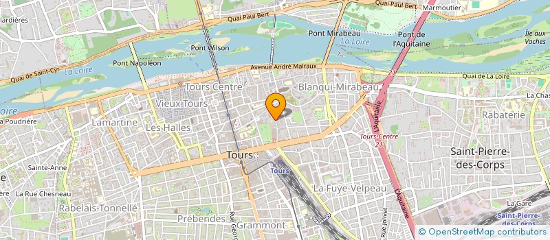 localisation de l'entreprise SYNDIC COPRORIETAIRES IMM 31 R PALISSY  TOURS