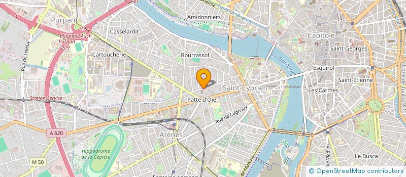 localisation de l'entreprise SYNDIC COPRORIETE 54 R A COLL à TOULOUSE