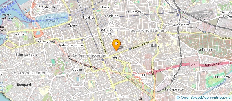 localisation de l'entreprise SYNDIC COPRTO 26 RUE PIERRE LAURENT à MARSEILLE