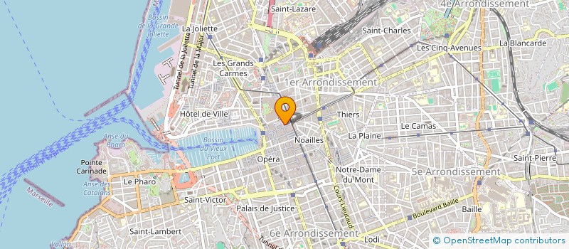 localisation de l'entreprise SYNDIC COURTIER CEREALES à MARSEILLE