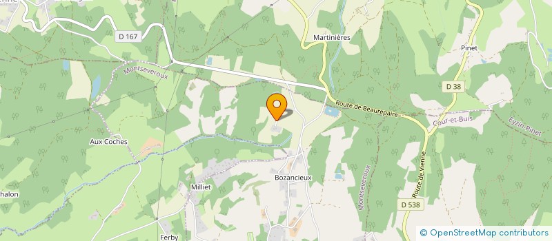 localisation de l'entreprise SYNDIC D IMMEUBLE LES VIOLETTES  COUR-ET-BUIS