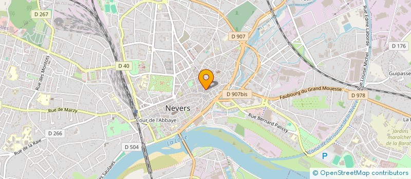 localisation de l'entreprise SYNDIC DE CO PORPR.10 RUE DES BOUCHERIES à NEVERS