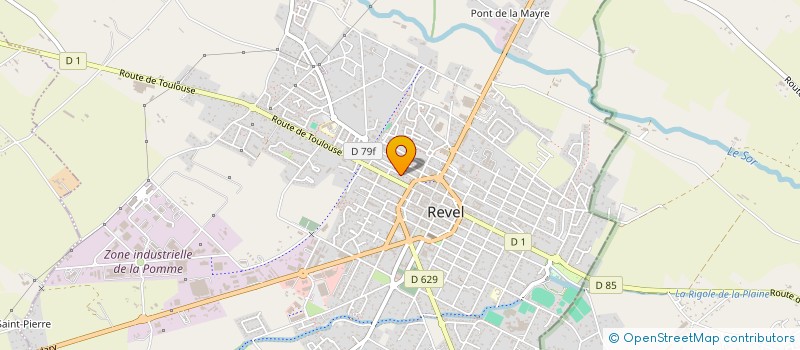 localisation de l'entreprise SYNDIC DE COP RES ALLEES CH DE GAULLE  REVEL