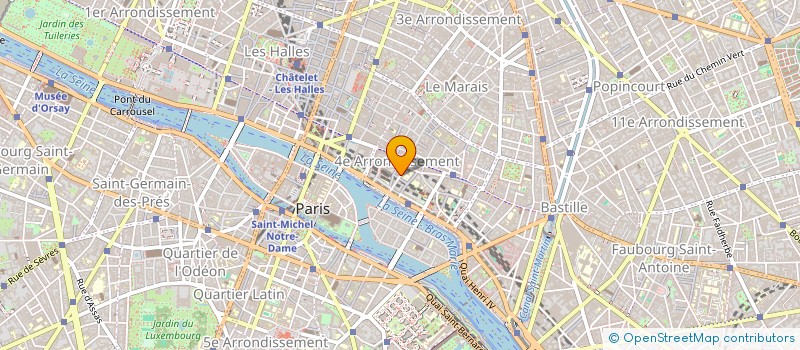 localisation de l'entreprise SYNDIC DE COPR 64 R ST LOUIS EN L ISLE 75004 PARIS  PARIS 4