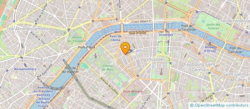 localisation de l'entreprise SYNDIC DE COPR DU 129 RUE ST DOMINIQUE 75007 PARIS  PARIS