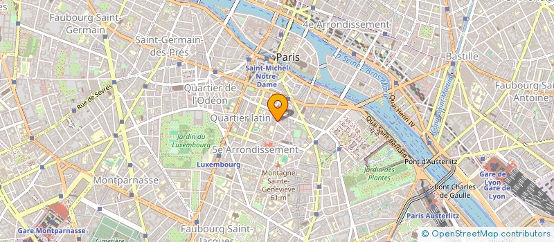 localisation de l'entreprise SYNDIC DE COPR DU 30 RUE DES CARMES 75005 PARIS  PARIS