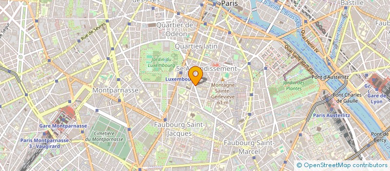 localisation de l'entreprise SYNDIC DE COPR DU 33 RUE GAY LUSSAC 75005 PARIS  PARIS