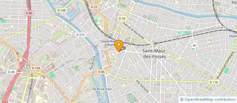 localisation de l'entreprise SYNDIC DE COPR RES JARLET 14 RUE BOLLIER à SAINT-MAUR-DES-FOSSES