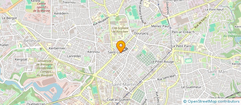 localisation de l'entreprise SYNDIC DE COPRO 1 PL VERCINGETORIX à BREST