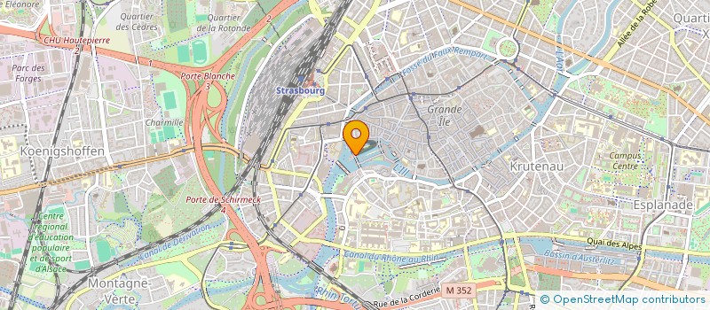 localisation de l'entreprise SYNDIC DE COPRO 1 PONTS COUVERTS à STRASBOURG