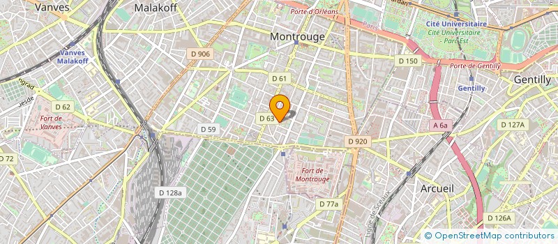 localisation de l'entreprise SYNDIC DE COPRO 10-12 R LA FONTAINE  MONTROUGE