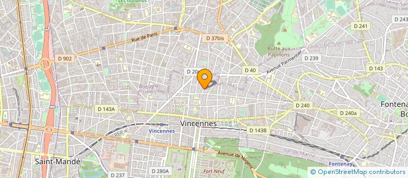 localisation de l'entreprise SYNDIC DE COPRO 10 RUE LEROYER à VINCENNES