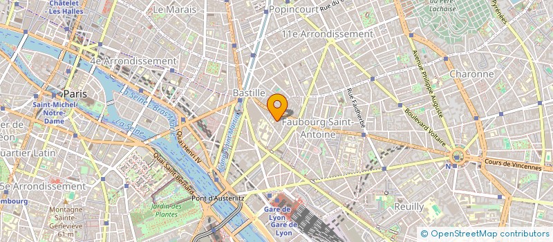 localisation de l'entreprise SYNDIC DE COPRO 12 PASSAG DU CHANTIER  PARIS