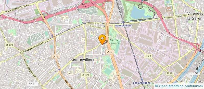 localisation de l'entreprise SYNDIC DE COPRO 135 R HENRI BARBUSSE à GENNEVILLIERS