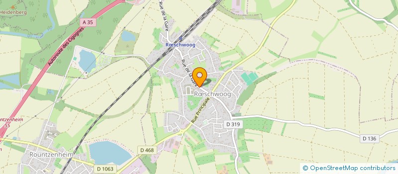 localisation de l'entreprise SYNDIC DE COPRO 15 RUE DE LA GARE  RSCHWOOG