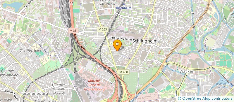 localisation de l'entreprise SYNDIC DE COPRO 17 RUE DE MUNDOLSHEIM  SCHILTIGHEIM