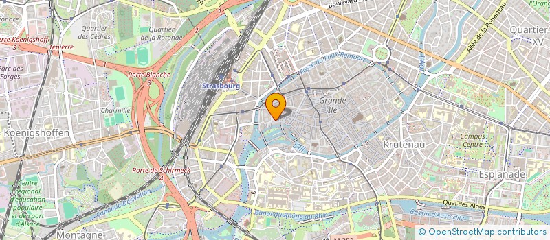 localisation de l'entreprise SYNDIC DE COPRO 2-4 RUE DU COQ à STRASBOURG