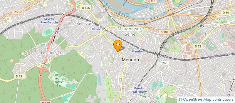 localisation de l'entreprise SYNDIC DE COPRO 2 BD DES NATIONS UNIS  MEUDON
