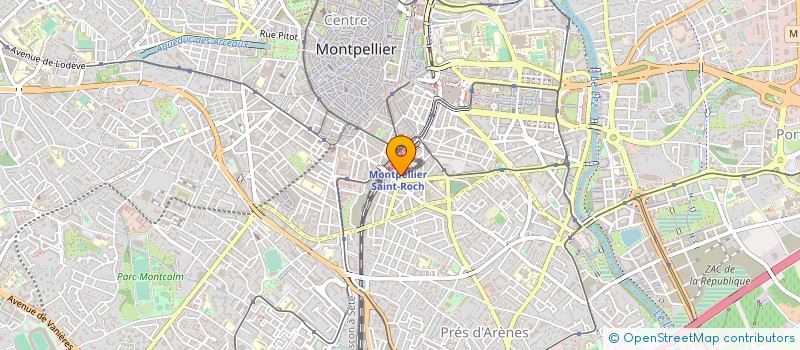 localisation de l'entreprise SYNDIC DE COPRO 28 RUE GENERAL RIU à MONTPELLIER
