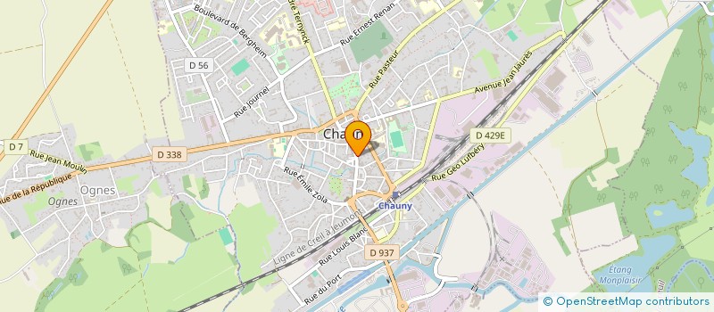 localisation de l'entreprise SYNDIC DE COPRO  CHAUNY