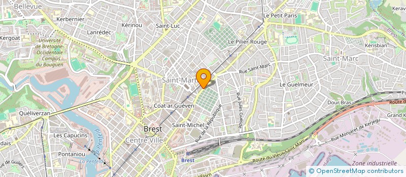 localisation de l'entreprise SYNDIC DE COPRO à BREST