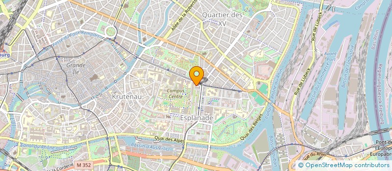 localisation de l'entreprise SYNDIC.DE COPRO. 50 BD DE LA VICTOIRE à STRASBOURG