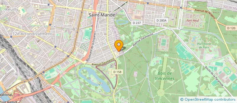 localisation de l'entreprise SYNDIC DE COPRO 71 RUE JEANNE D'ARC à SAINT-MANDE