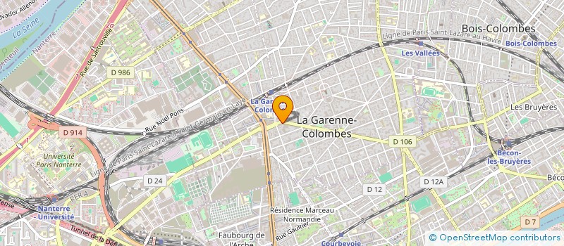 localisation de l'entreprise SYNDIC DE COPRO 81 B BD DE LA REPUBLIQUE  LA GARENNE-COLOMBES