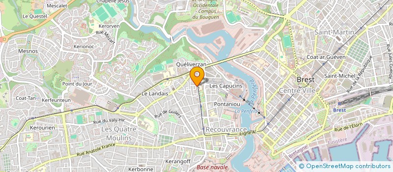 localisation de l'entreprise SYNDIC DE COPRO 9 CITE MONTGOLFIER à BREST