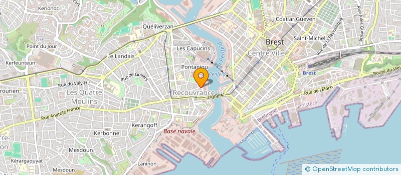 localisation de l'entreprise SYNDIC DE COPRO AJM à BREST