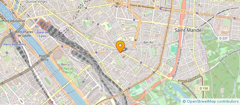 localisation de l'entreprise SYNDIC DE COPRO DU 10 PLACE FELIX EBOUE  PARIS