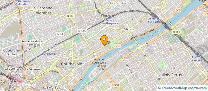 localisation de l'entreprise SYNDIC DE COPRO DU 163 BD SAINT DENIS à COURBEVOIE