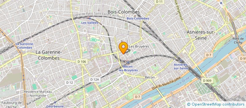 localisation de l'entreprise SYNDIC DE COPRO DU 24 RUE TINTORET  ASNIERES-SUR-SEINE