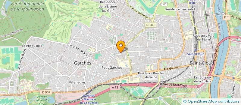 localisation de l'entreprise SYNDIC DE COPRO DU 3 RUE DE VERDUN à GARCHES
