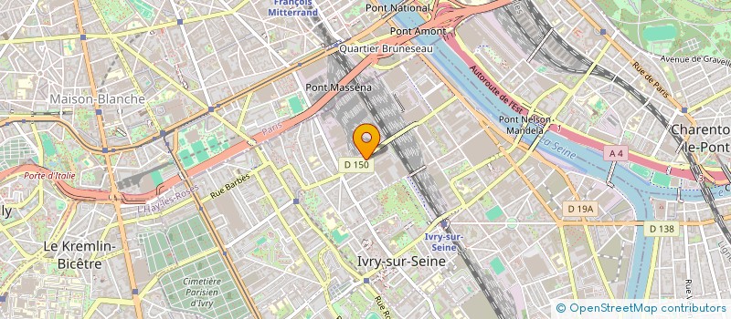 localisation de l'entreprise SYNDIC DE COPRO DU 83 RUE VICTOR HUGO à IVRY-SUR-SEINE