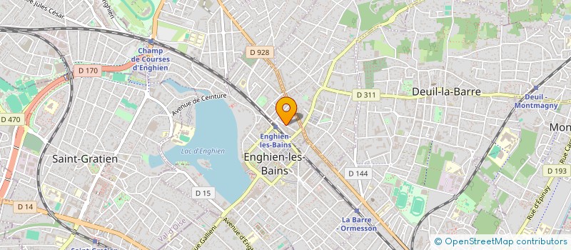 localisation de l'entreprise SYNDIC DE COPRO DU 9BIS RUE BLANCHE  ENGHIEN-LES-BAINS