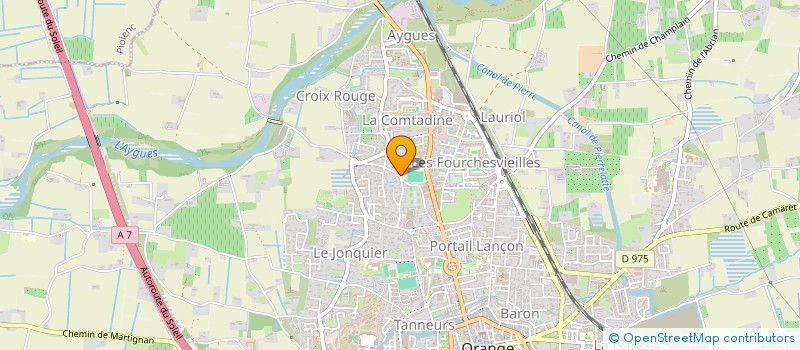 localisation de l'entreprise SYNDIC DE COPRO LES JARDINS DU THEATRE  ORANGE