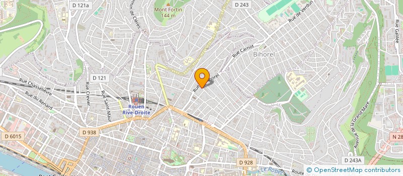 localisation de l'entreprise SYNDIC DE COPRO RES JEAN DE LA FONTAINE à ROUEN