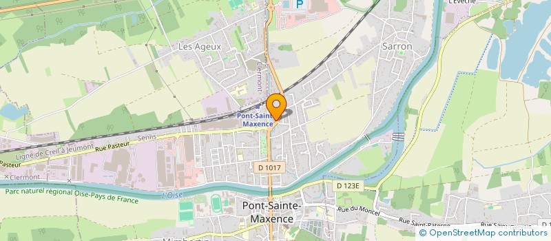 localisation de l'entreprise SYNDIC DE COPRO RESID MOULIN NEUF  PONT-SAINTE-MAXENCE