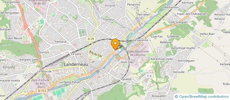 localisation de l'entreprise SYNDIC DE COPRO RESIDENCE DUCHESSE ANNE à LANDERNEAU