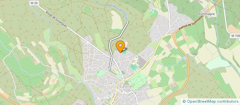 localisation de l'entreprise SYNDIC DE COPRO RESIDENCE LES PINS  CASTRIES